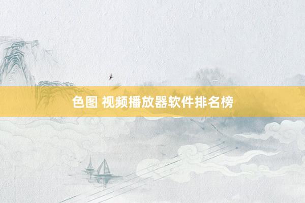 色图 视频播放器软件排名榜