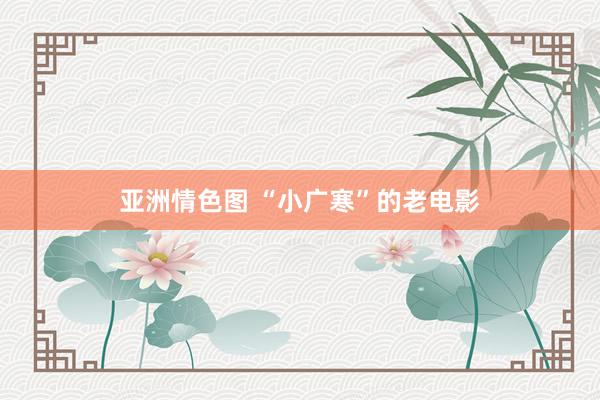 亚洲情色图 “小广寒”的老电影